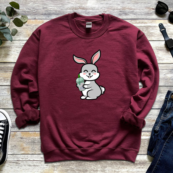 Boba Tea Bunny Unisex Sweatshirt