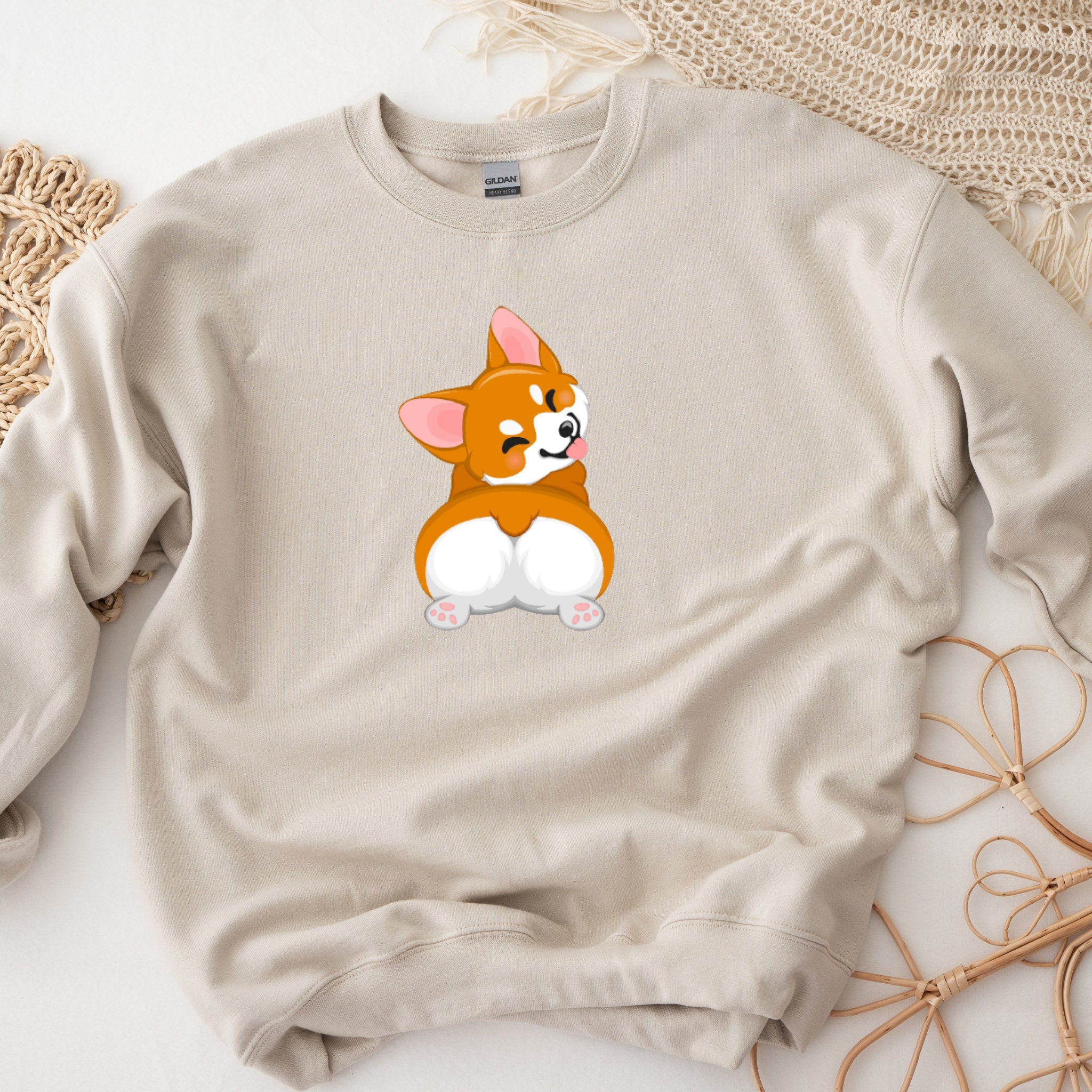 Corgi Butt Unisex Sweatshirt