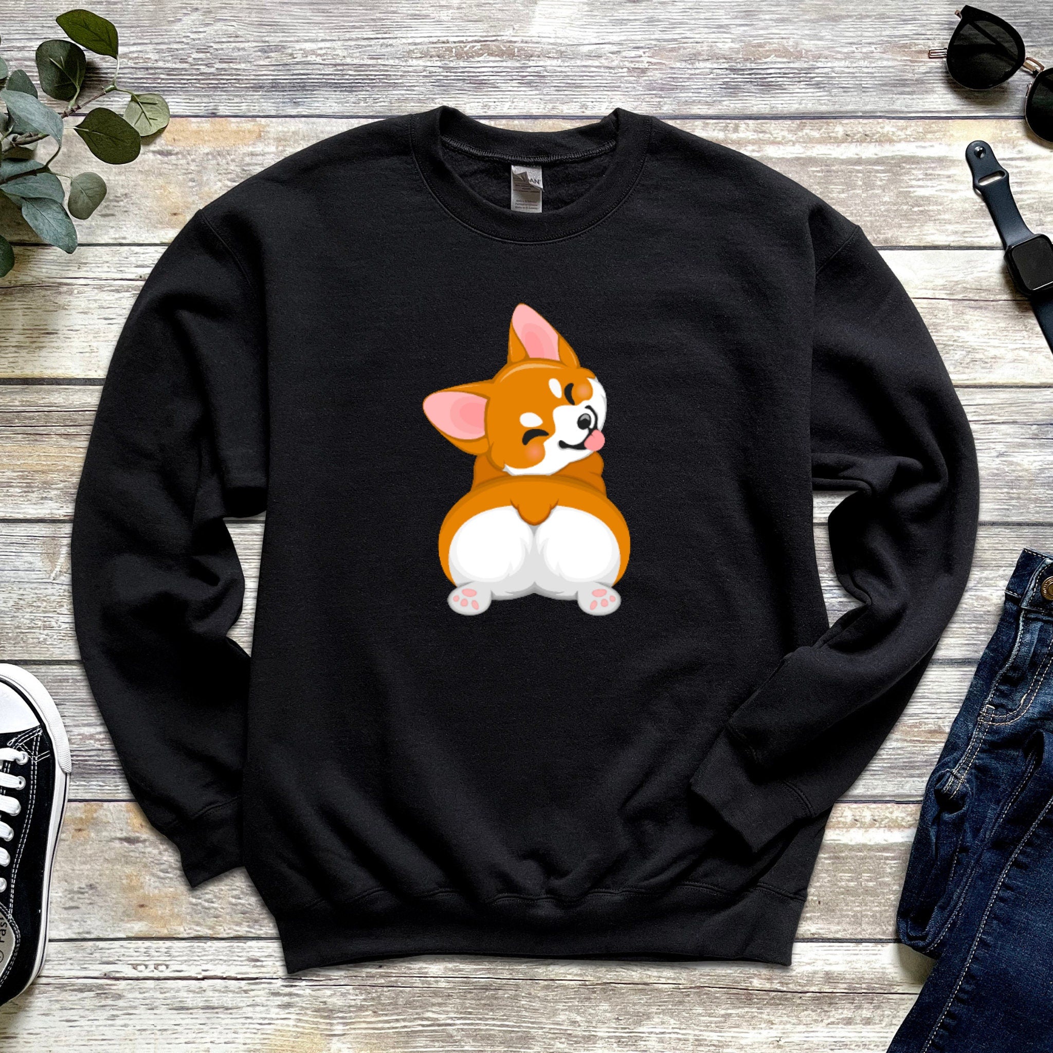 Corgi Butt Unisex Sweatshirt