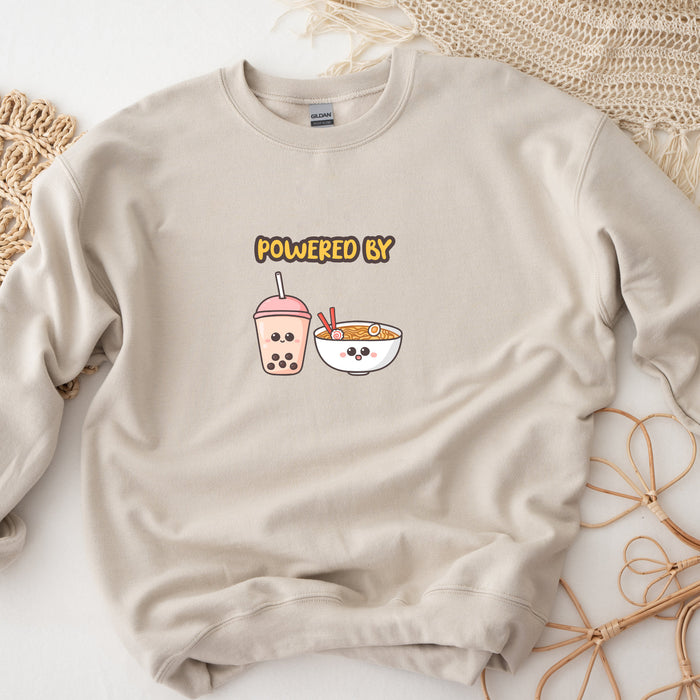 Powered By Boba & Ramen Sweatshirt