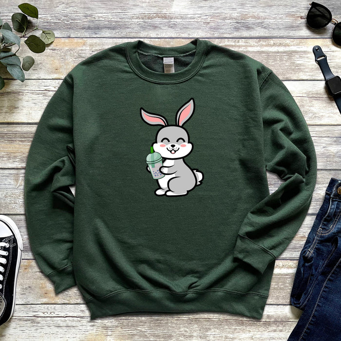 Boba Tea Bunny Unisex Sweatshirt