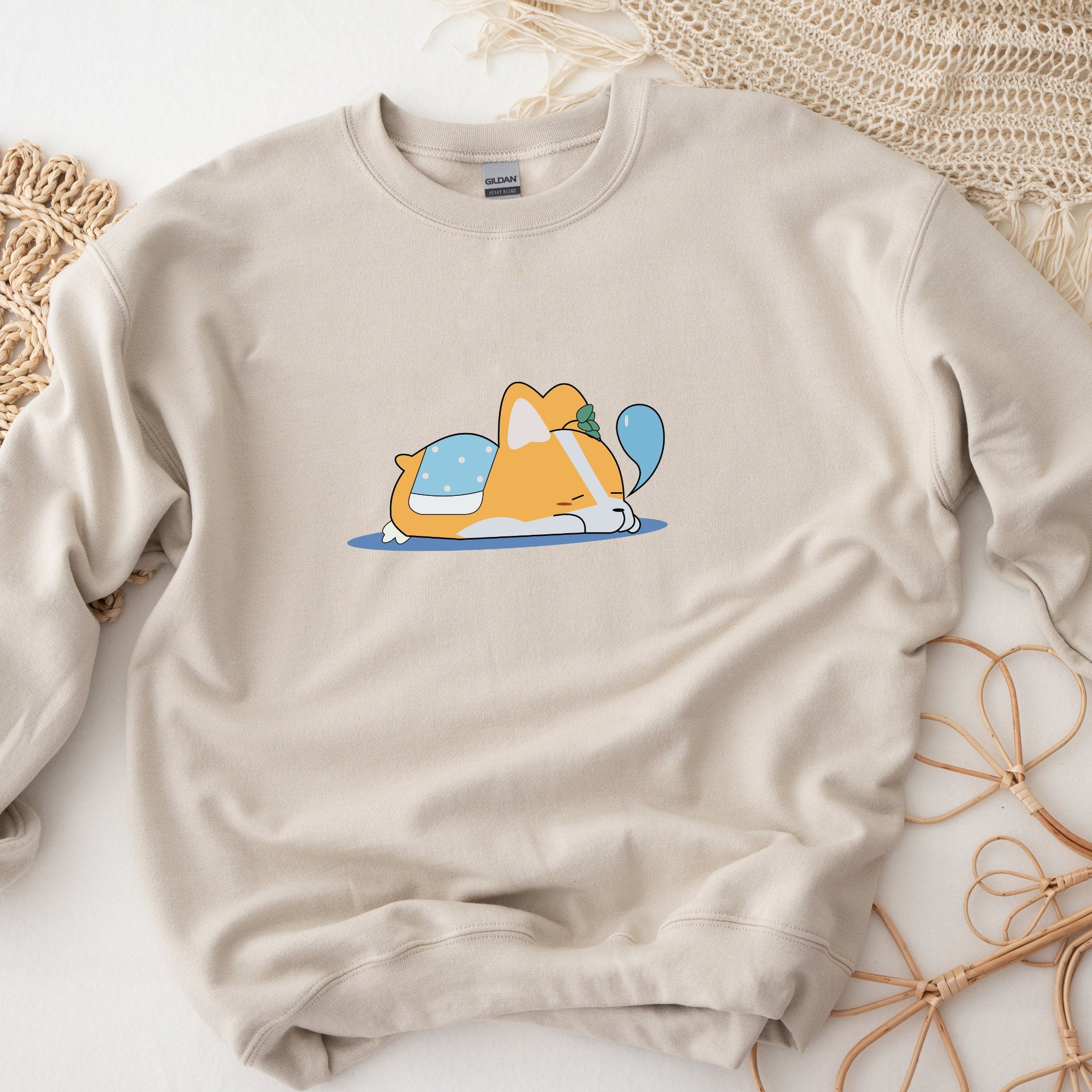 Snoozing Dog Unisex Sweatshirt
