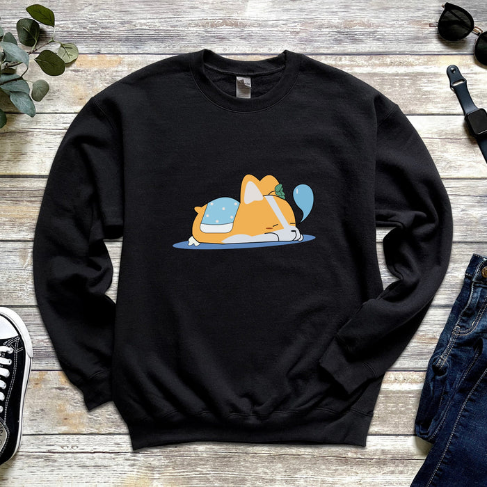 Snoozing Dog Unisex Sweatshirt