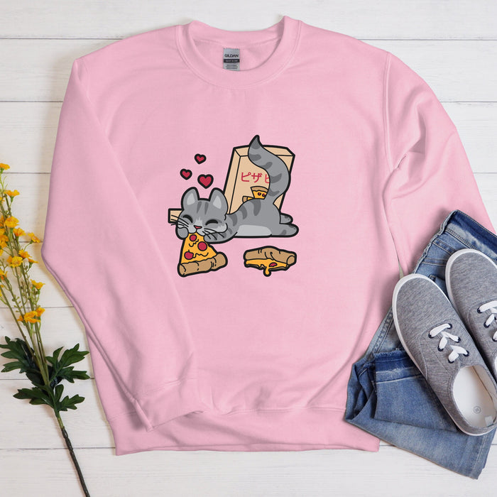 Lazy Pizza Cat Sweatshirt