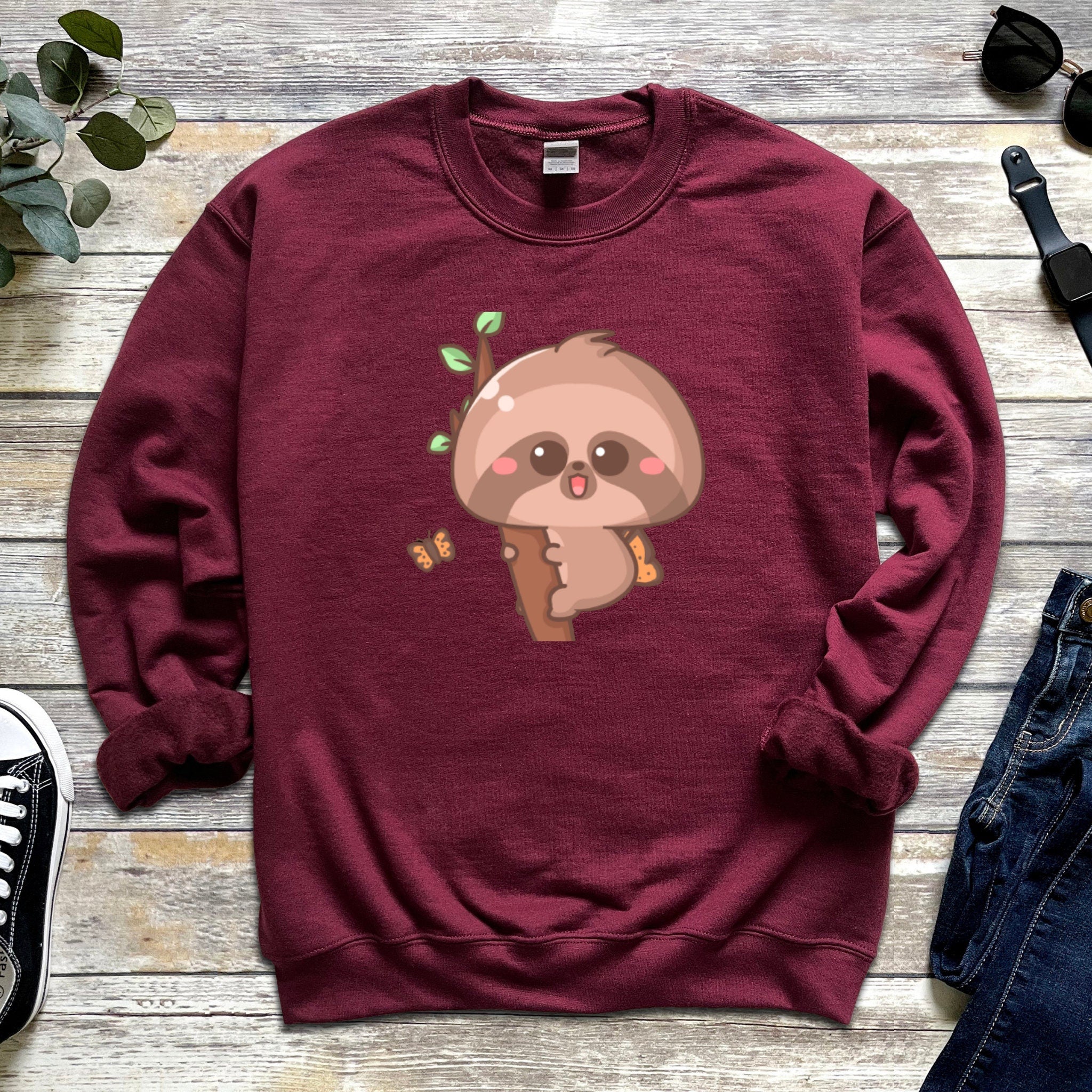 Hanging Sloth Unisex Sweatshirt