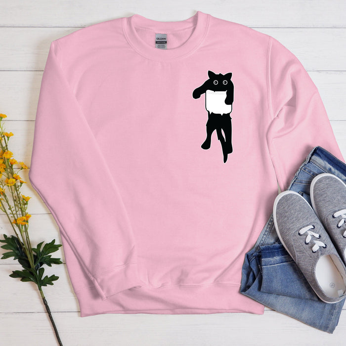 Black Cat Unisex Sweatshirt
