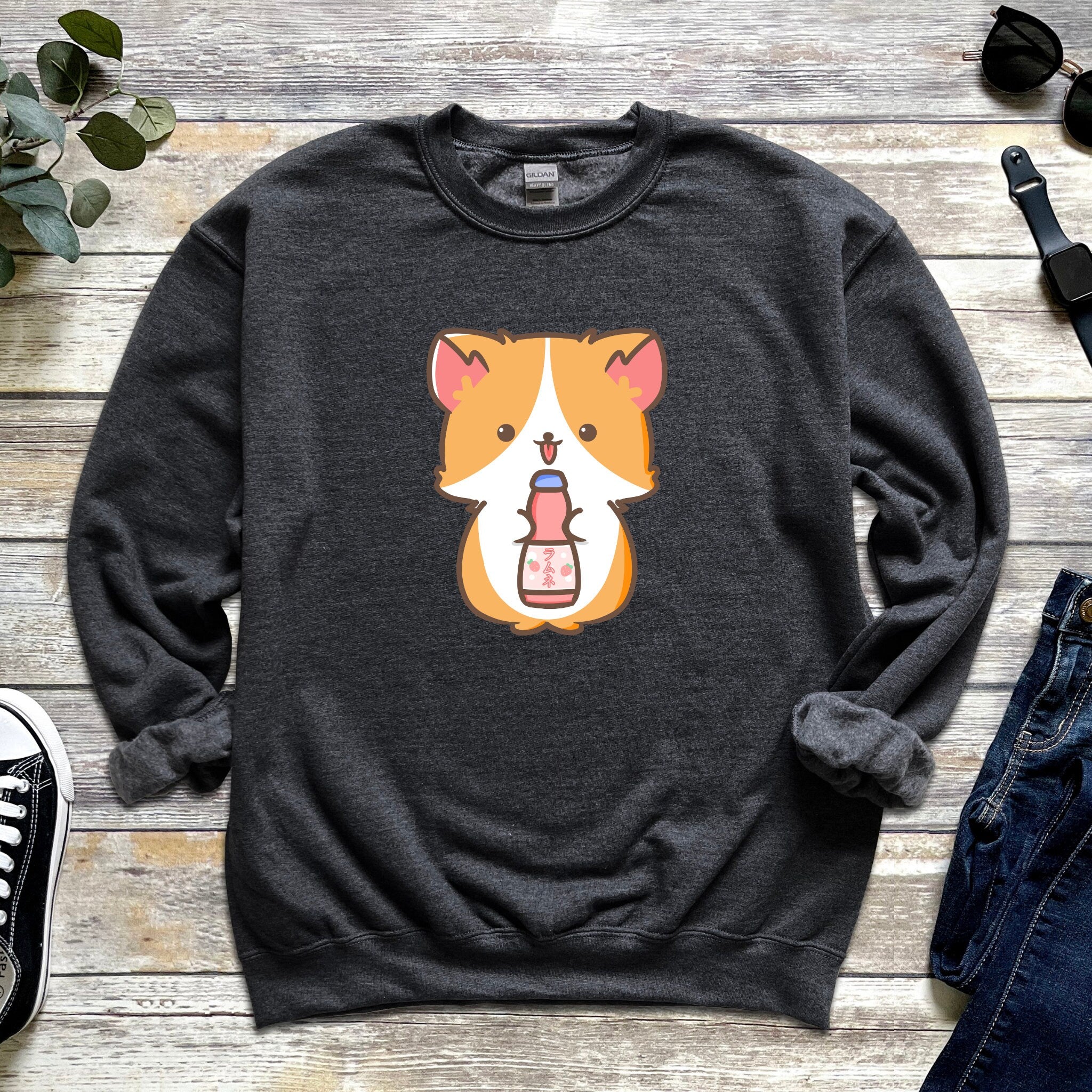 Corgi Ramune Soda Unisex Sweatshirt