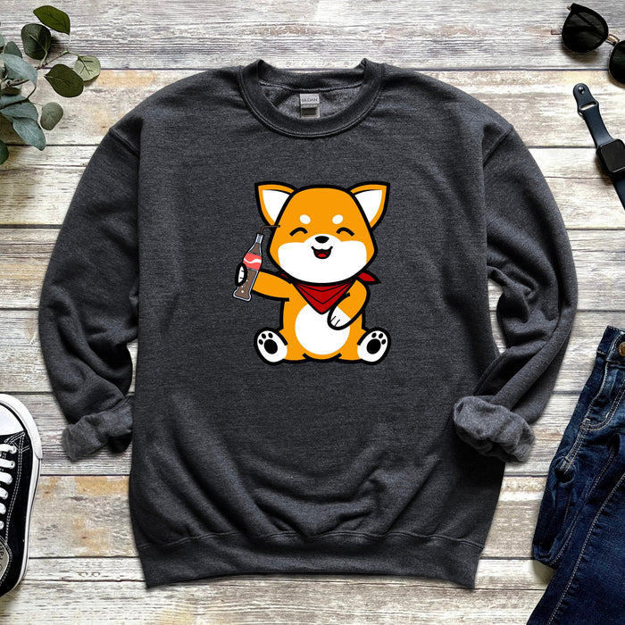 Shiba Inu Corgi Coca Cola Unisex Sweatshirt
