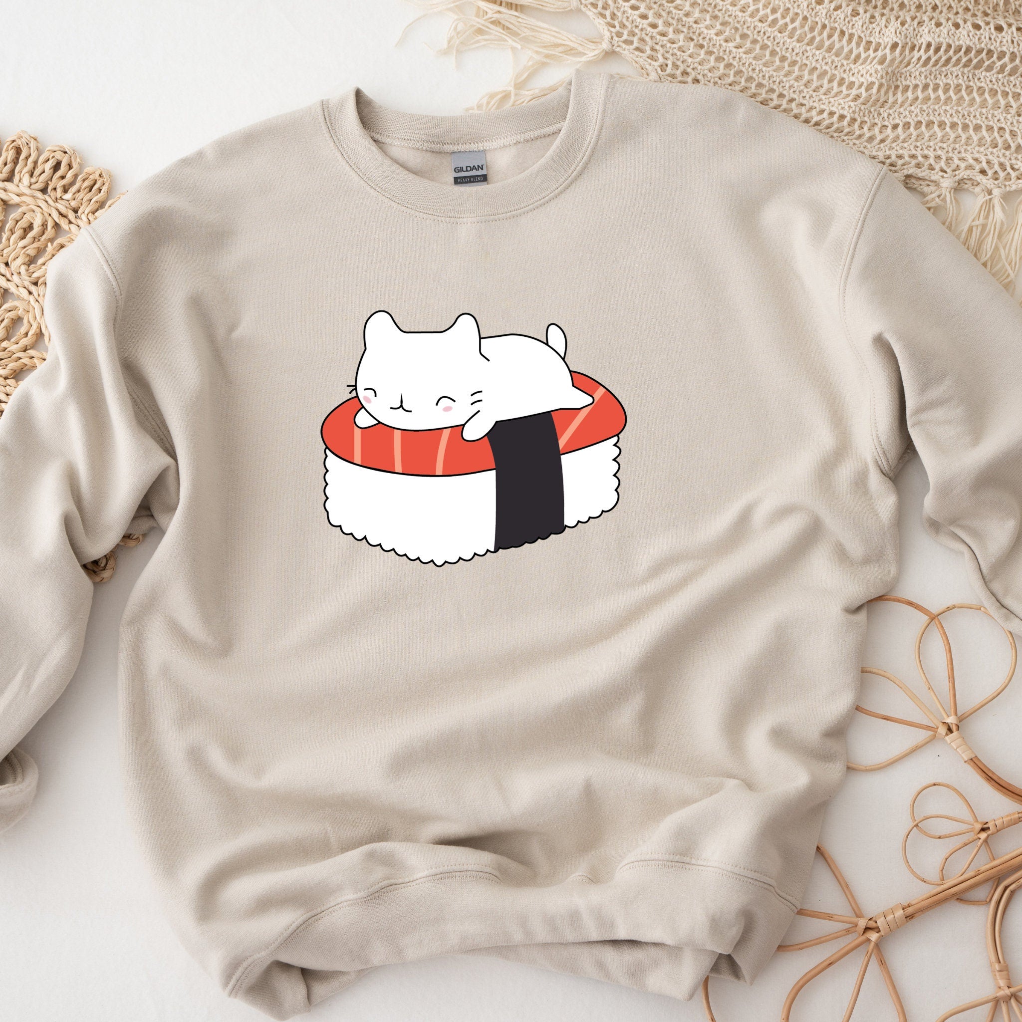 Cat Sushi Unisex Sweatshirt