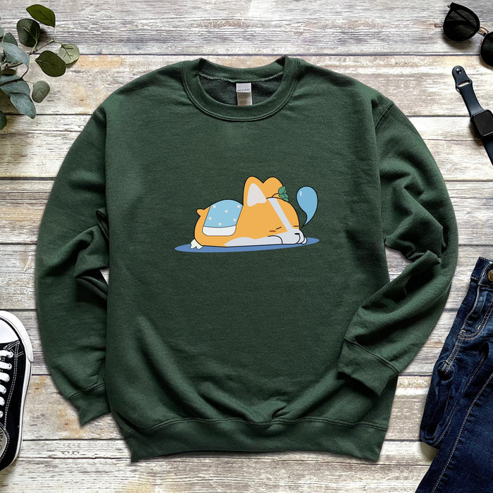 Snoozing Dog Unisex Sweatshirt