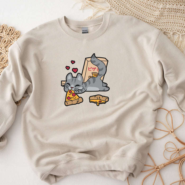 Lazy Pizza Cat Sweatshirt