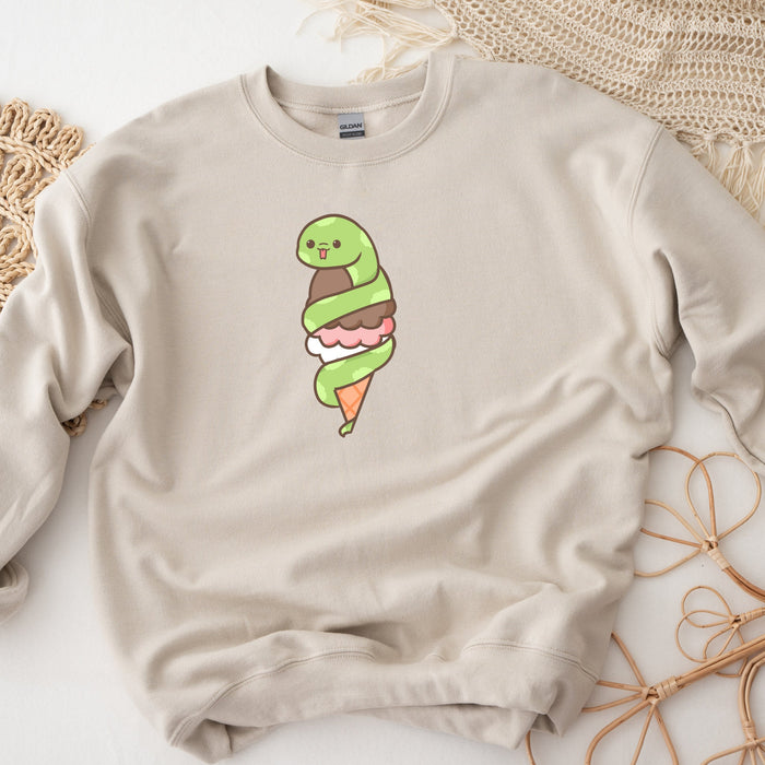 Snake Mochi Ice Cream Unisex Sweatshirt