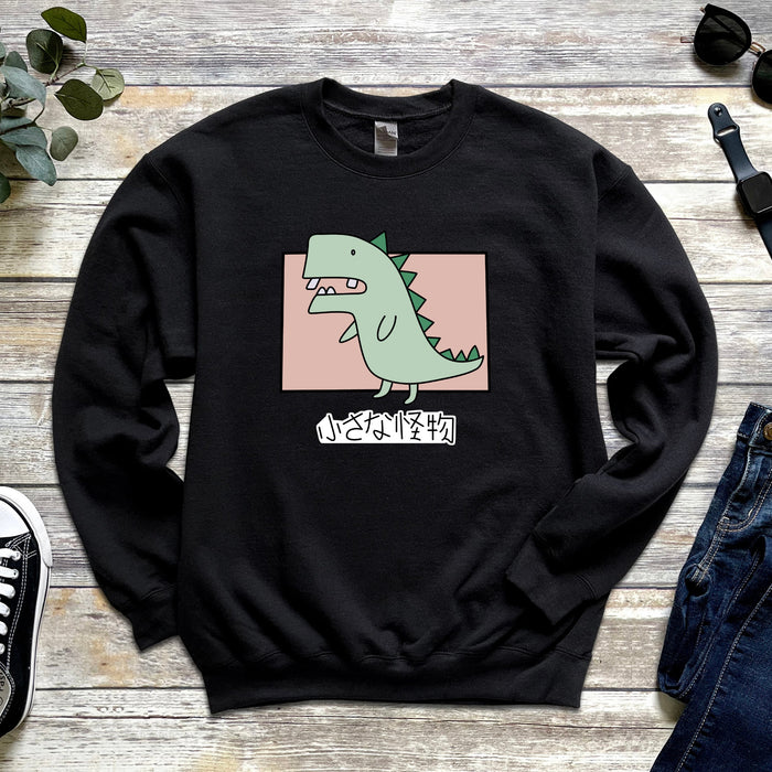 Kawaii Dinosaur "Little Monster" Unisex Sweatshirt
