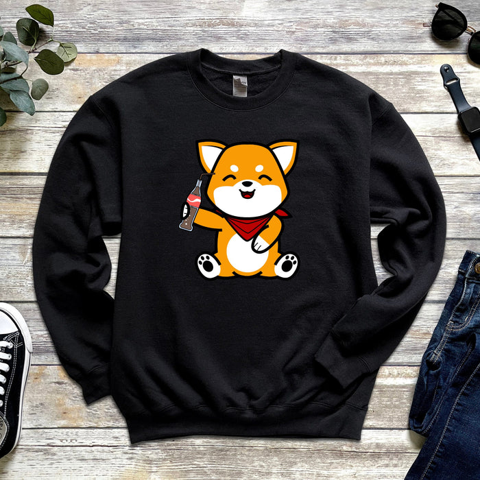 Shiba Inu Corgi Coca Cola Unisex Sweatshirt