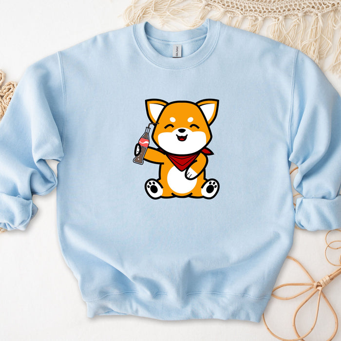 Shiba Inu Corgi Coca Cola Unisex Sweatshirt