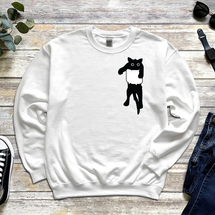 Black Cat Unisex Sweatshirt