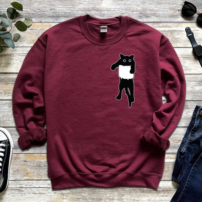 Black Cat Unisex Sweatshirt