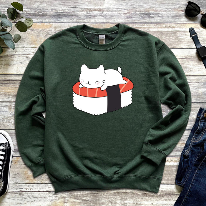 Cat Sushi Unisex Sweatshirt
