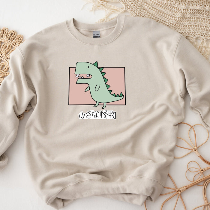 Kawaii Dinosaur "Little Monster" Unisex Sweatshirt