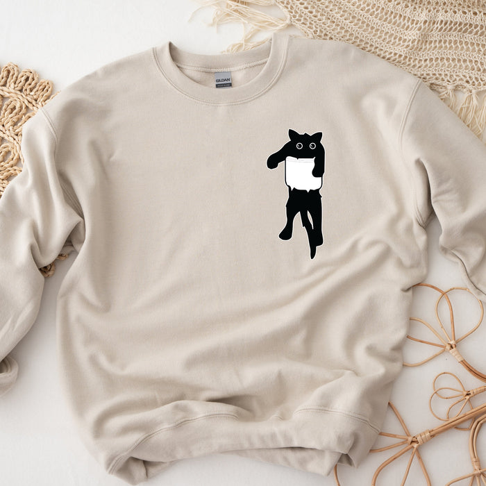 Black Cat Unisex Sweatshirt