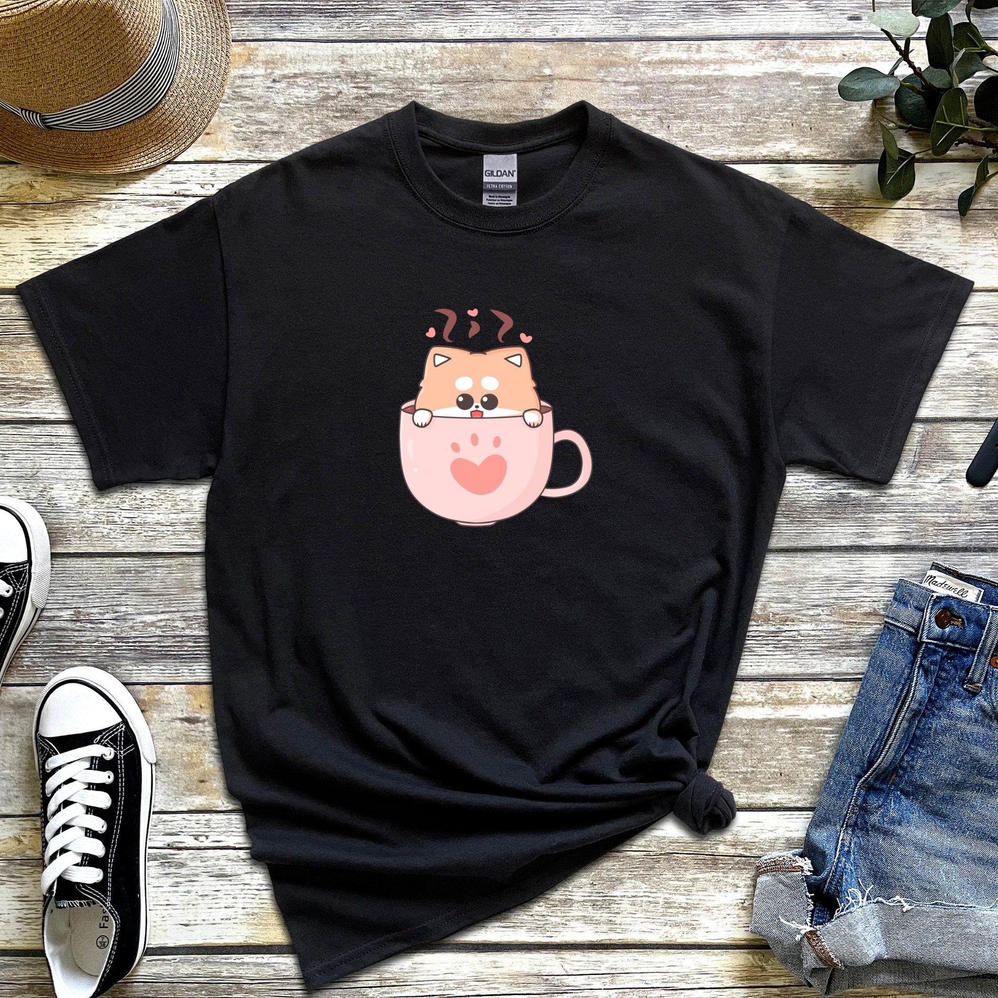 Puppy in a Teacup T-shirt