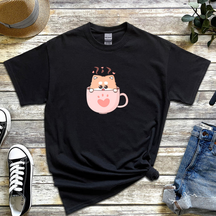 Puppy in a Teacup T-shirt