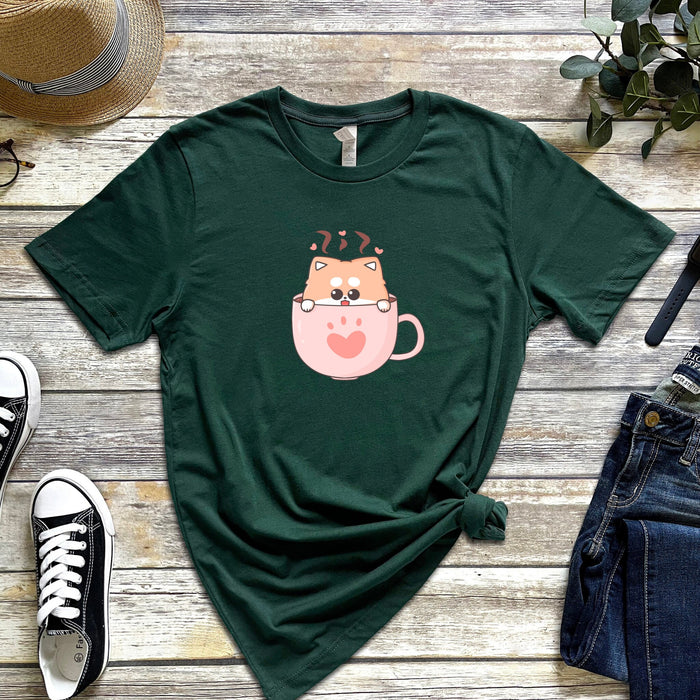 Puppy in a Teacup T-shirt