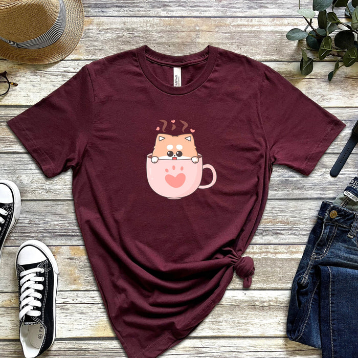 Puppy in a Teacup T-shirt