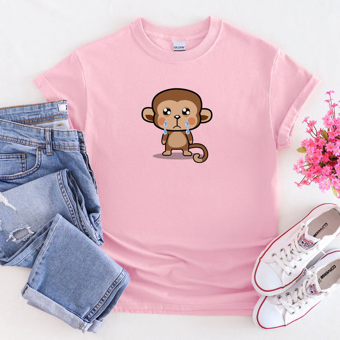 Sad Crying Monkey T-Shirt