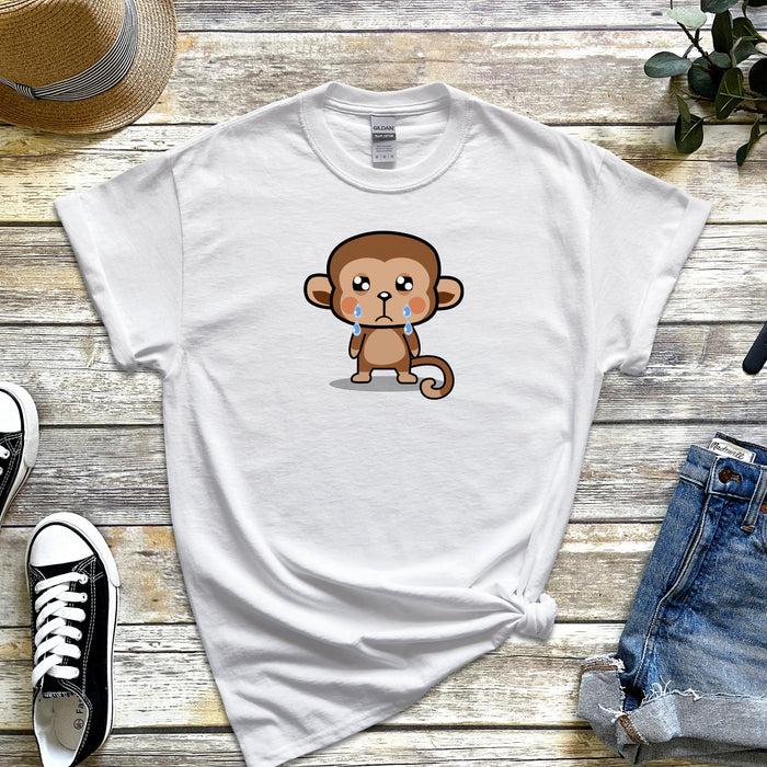 Sad Crying Monkey T-Shirt