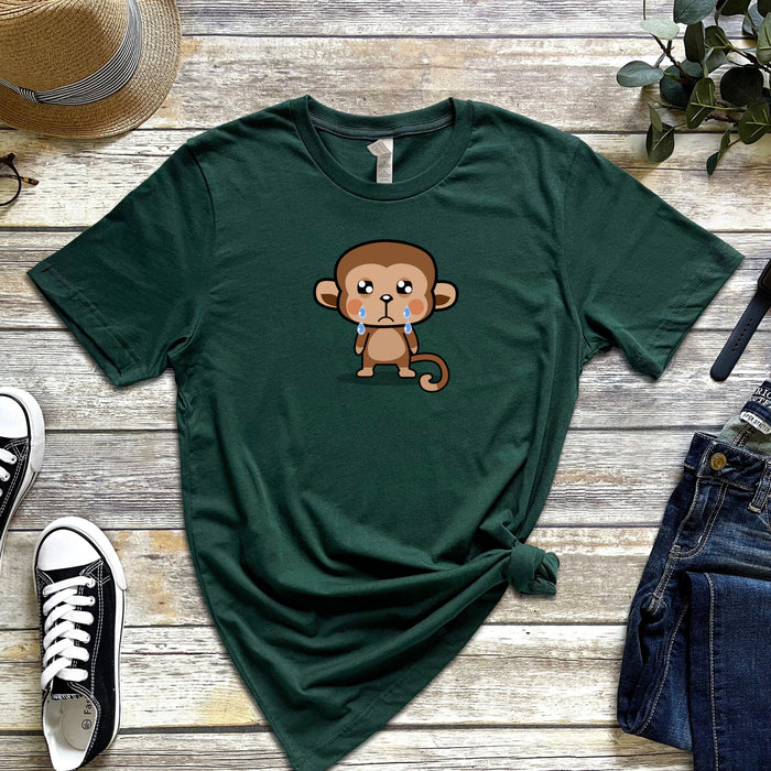 Sad Crying Monkey T-Shirt
