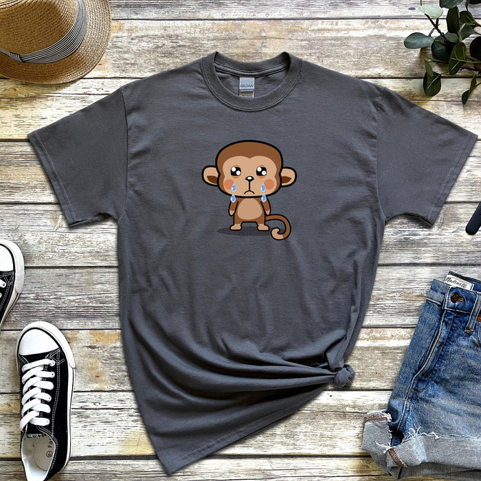Sad Crying Monkey T-Shirt