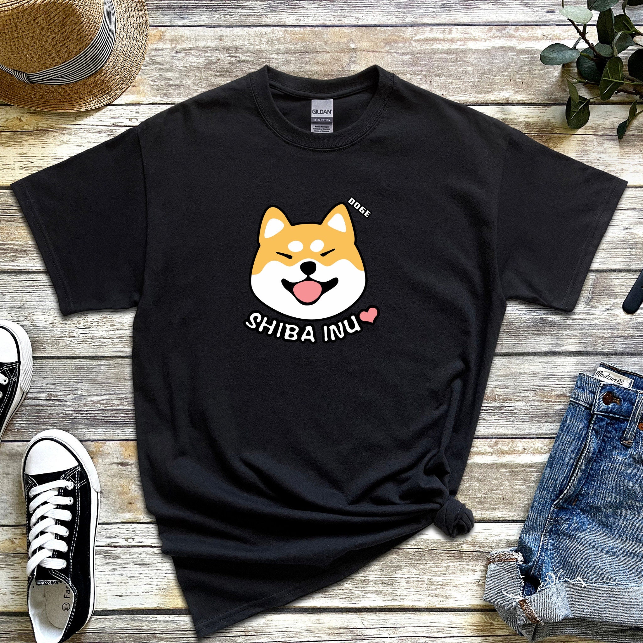 Doge Shiba Inu Face T-Shirt