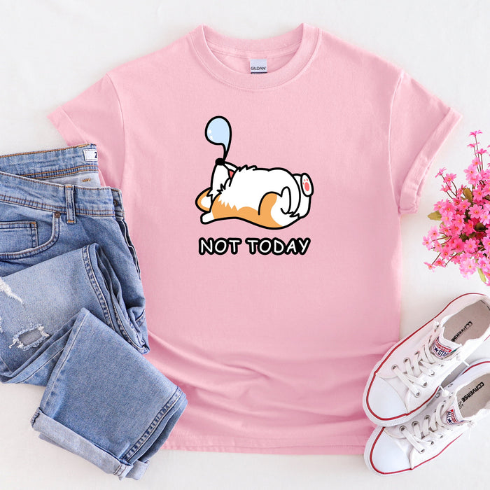 "Not Today" Snoozing Dog T-Shirt