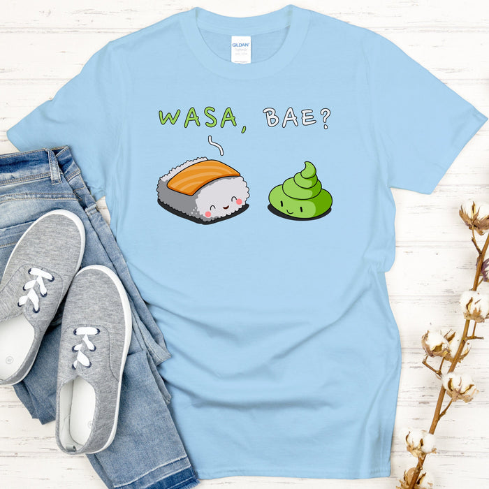 Wasa, Bae? Sushi and Wasabi Couple T-Shirt