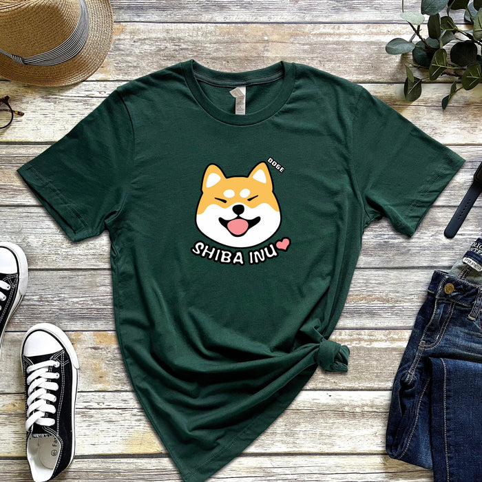 Doge Shiba Inu Face T-Shirt