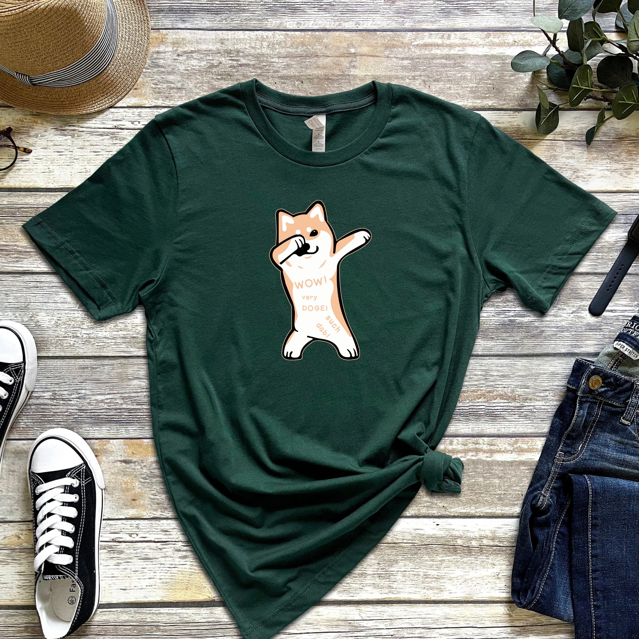 Dabbing Doge Dog T-Shirt