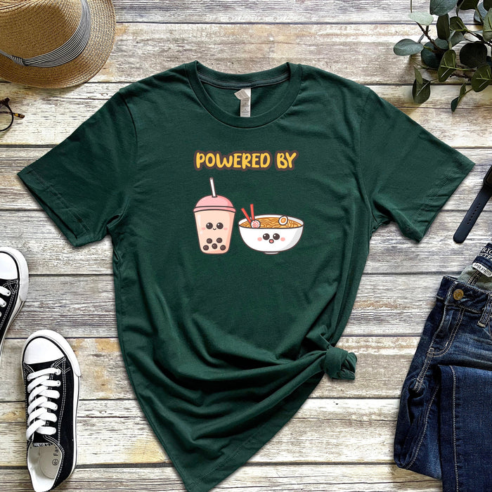 Powered by Boba and Ramen T-Shirt