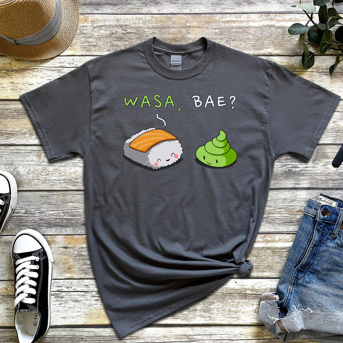 Wasa, Bae? Sushi and Wasabi Couple T-Shirt