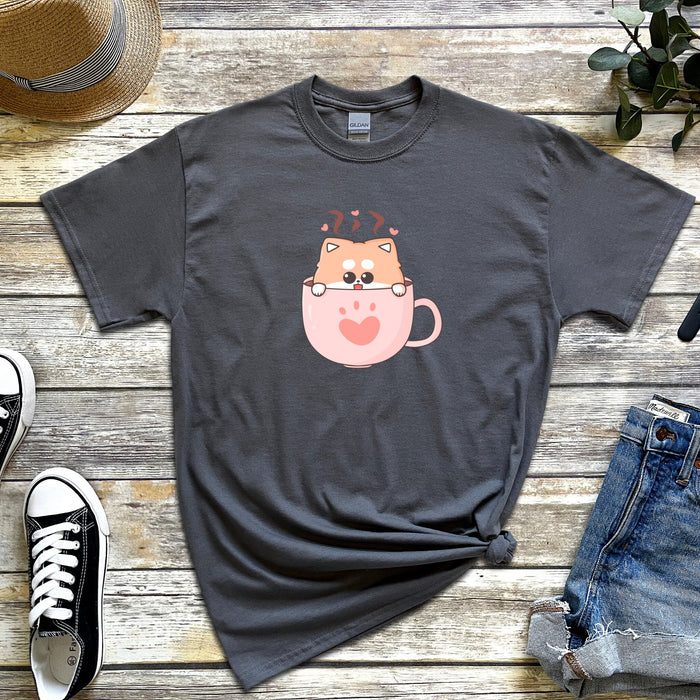 Puppy in a Teacup T-shirt