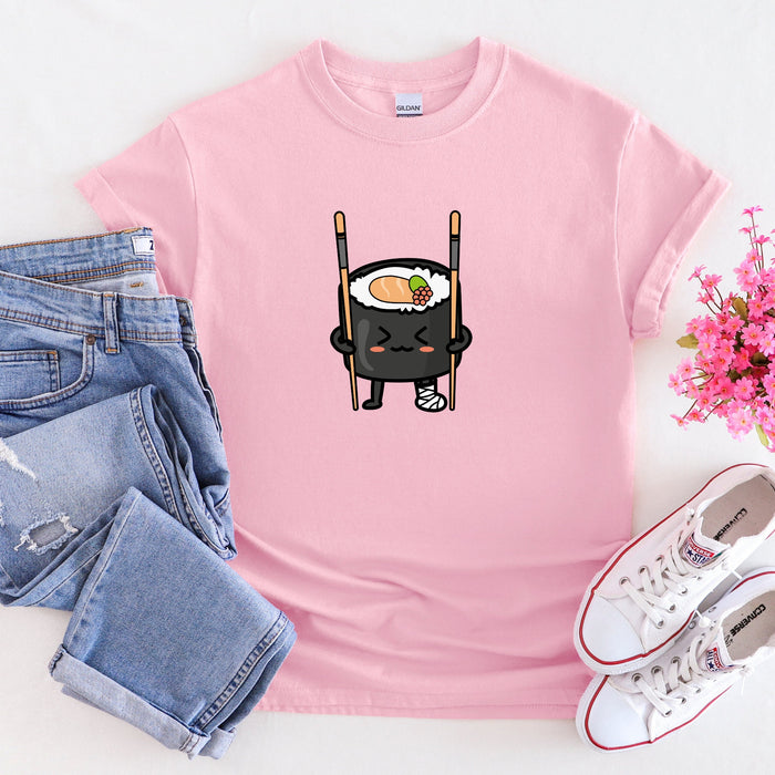 Sushi on Chopstick Crutches T-Shirt