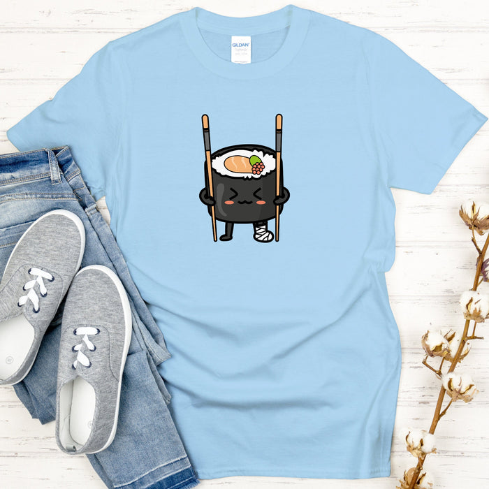 Sushi on Chopstick Crutches T-Shirt