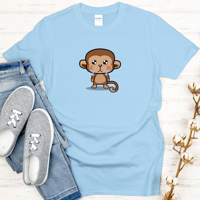 Sad Crying Monkey T-Shirt