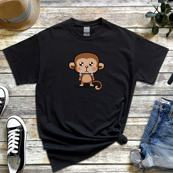 Sad Crying Monkey T-Shirt