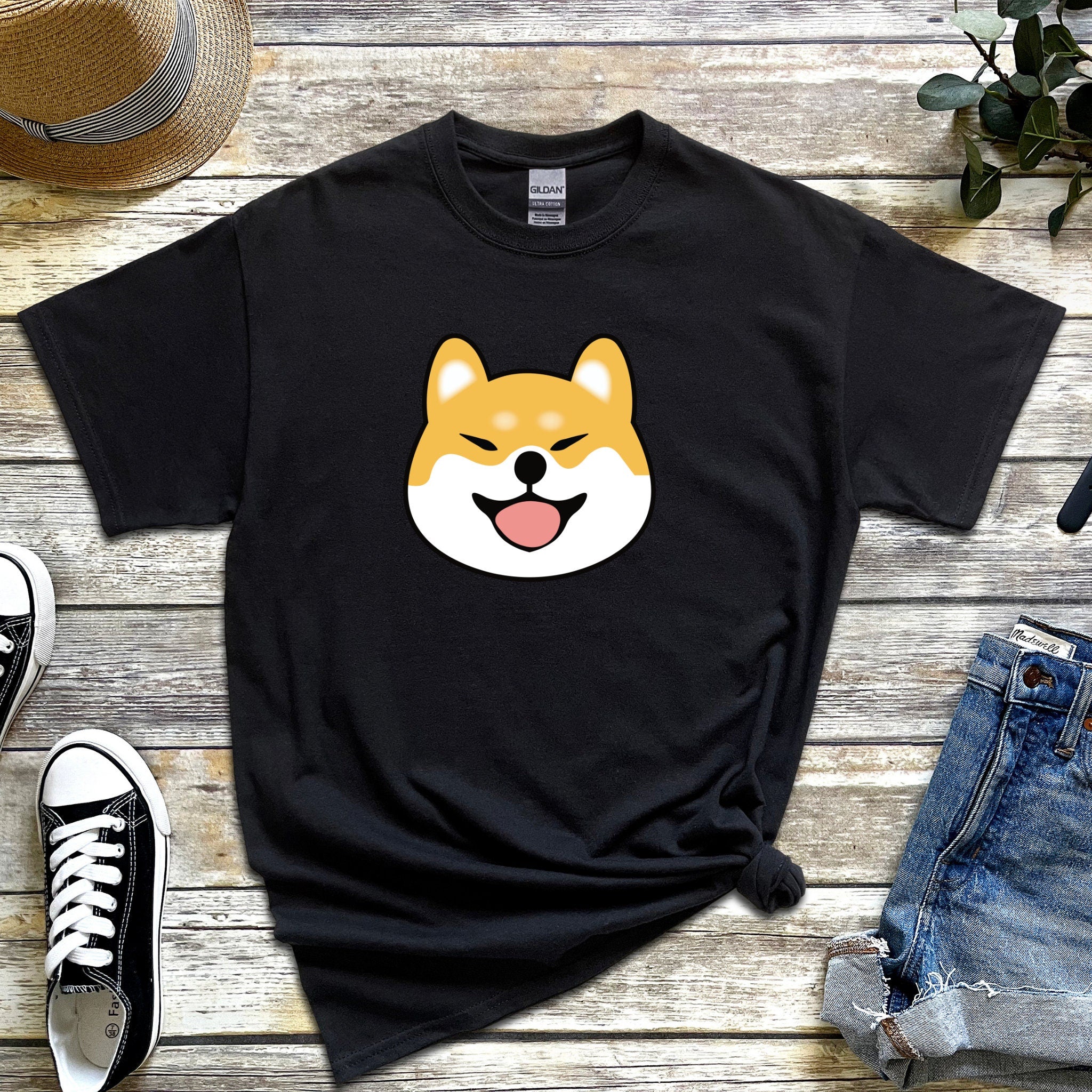 Shiba Inu Face T-Shirt
