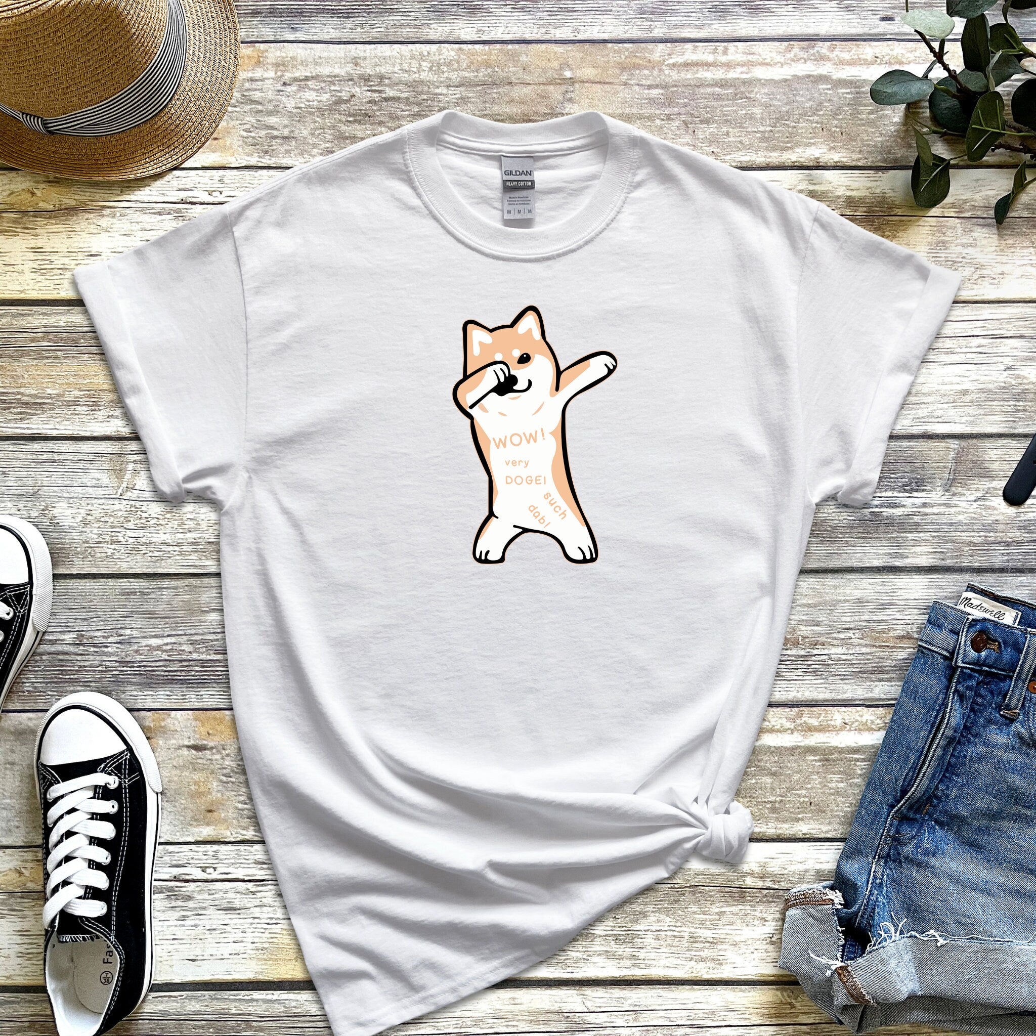 Dabbing Doge Dog T-Shirt