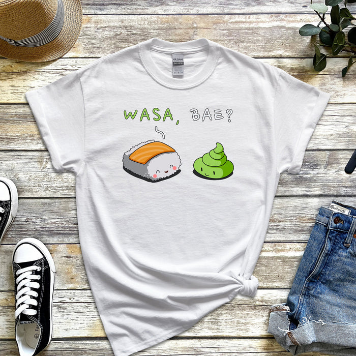 Wasa, Bae? Sushi and Wasabi Couple T-Shirt