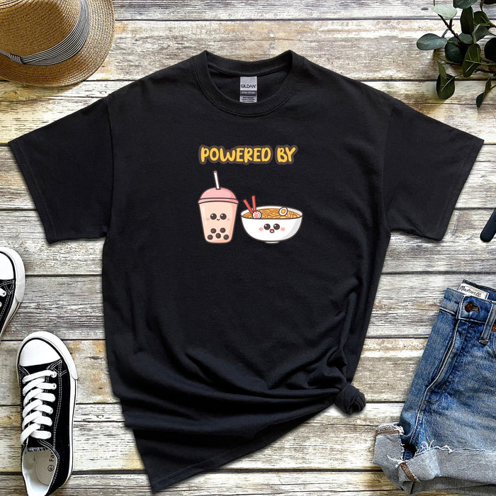 Powered by Boba and Ramen T-Shirt