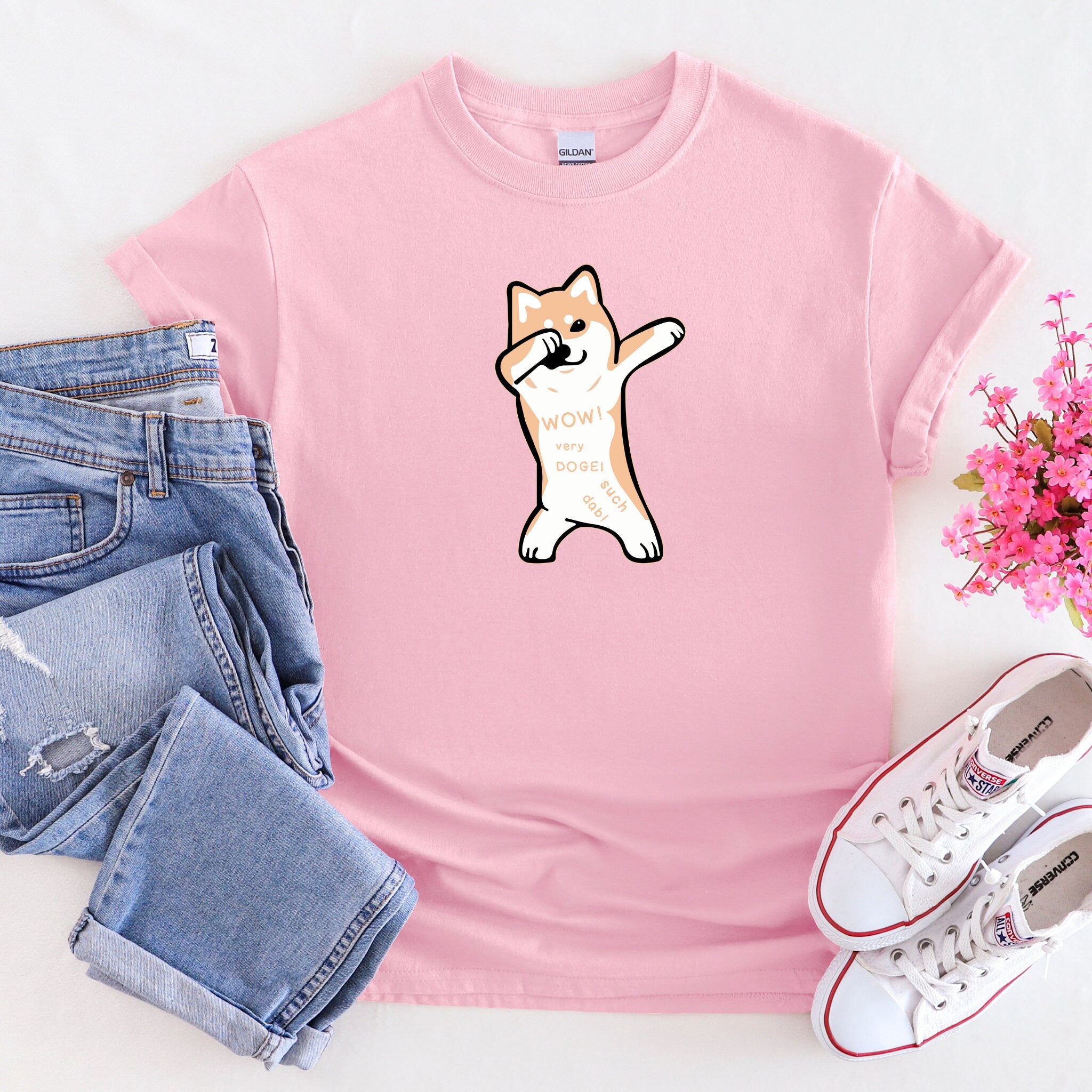Dabbing Doge Dog T-Shirt