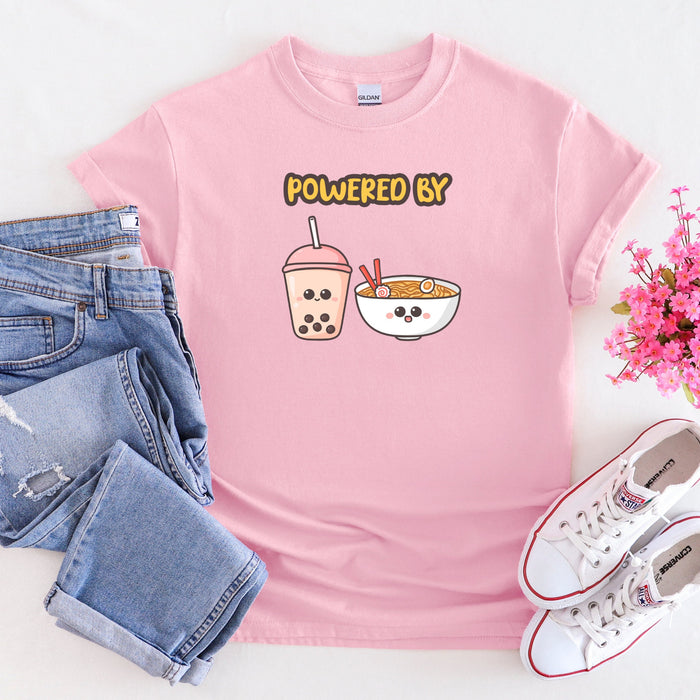 Powered by Boba and Ramen T-Shirt